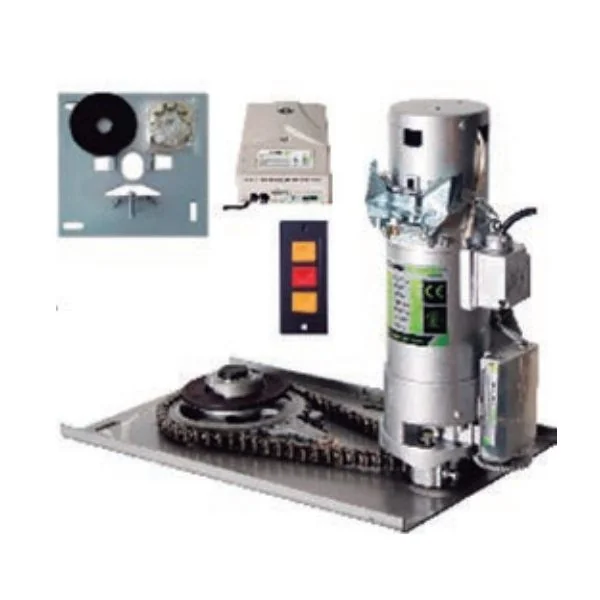 KIT DE SISTEMA DE APERTURA CON RESPALDO DE BATERÍA PARA CORTINAS ENROLLABLES ACCESSMATIC HULK DE PESO DE 600KG